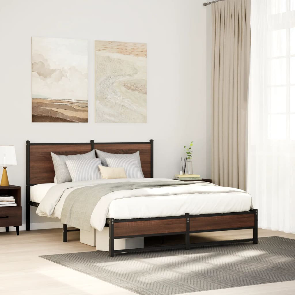 Borough Wharf Metal Bed Frame Without Mattress
