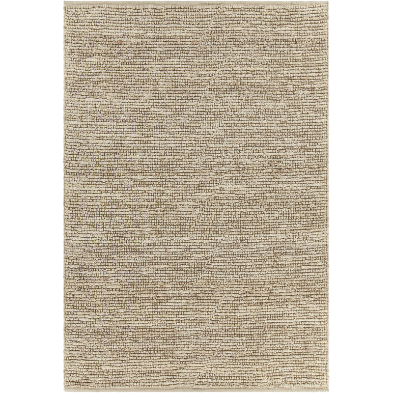 Tapis de surface blanchie en jute Lilliana, Rectangle 5 pi x 7 pi 6 po