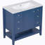 Randilee 36'' Free Standing Single Bathroom Vanity with Ceramic Top-584251136