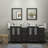  Modern 72" Double Bathroom Vanity Set with Mirror-27042762