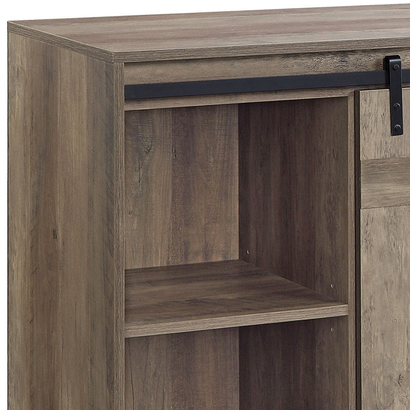 Bellarosa Gray Washed Finish TV Stand
