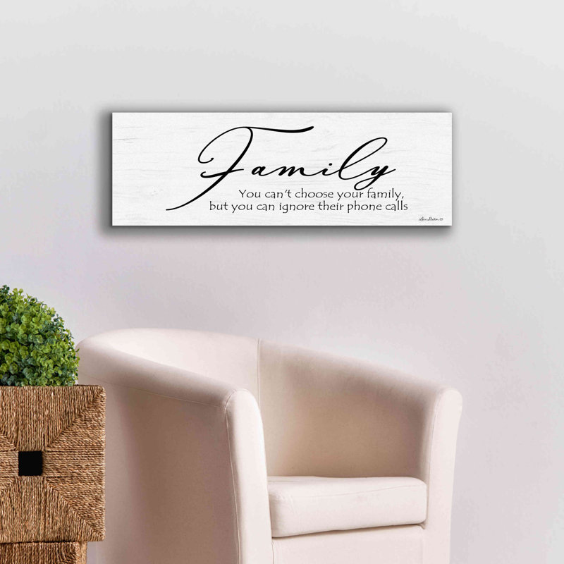 «Family Calls» par Lori Deiter, art mural sur toile, H 12 po x l 36 po