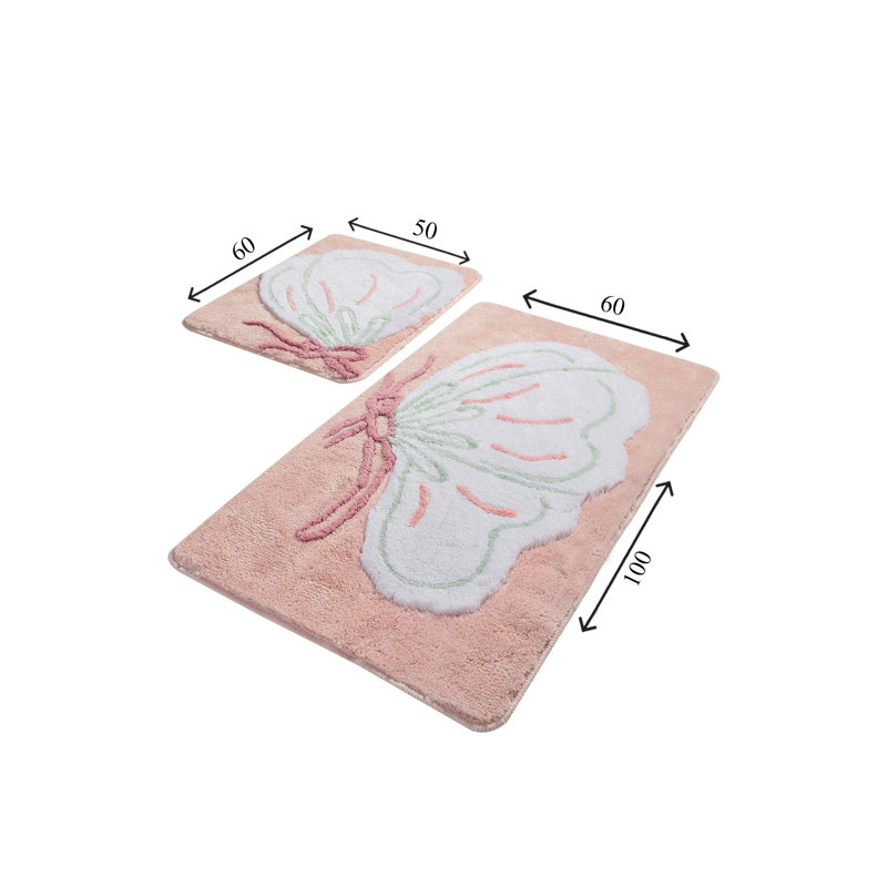 Ensemble de 2 tapis de bain