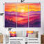 Ensemble de décoration murale coucher de soleil avec fleurs sauvages I-1025210947-1025210948-1025211002