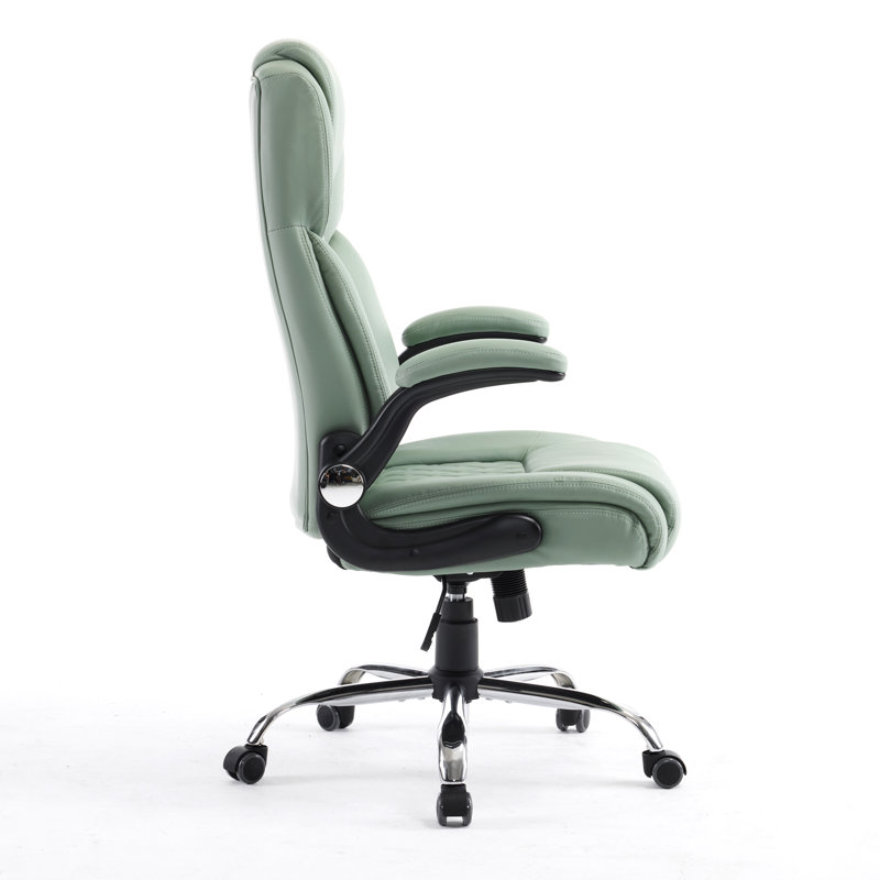 Fauteuil client Genesis, Vert sauge