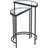 Silber Glass Top Frame Nesting Tables