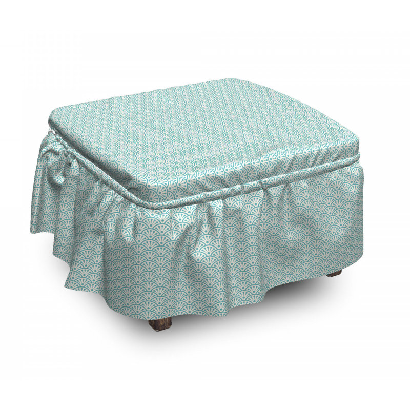 Box Cushion Ottoman Slipcover