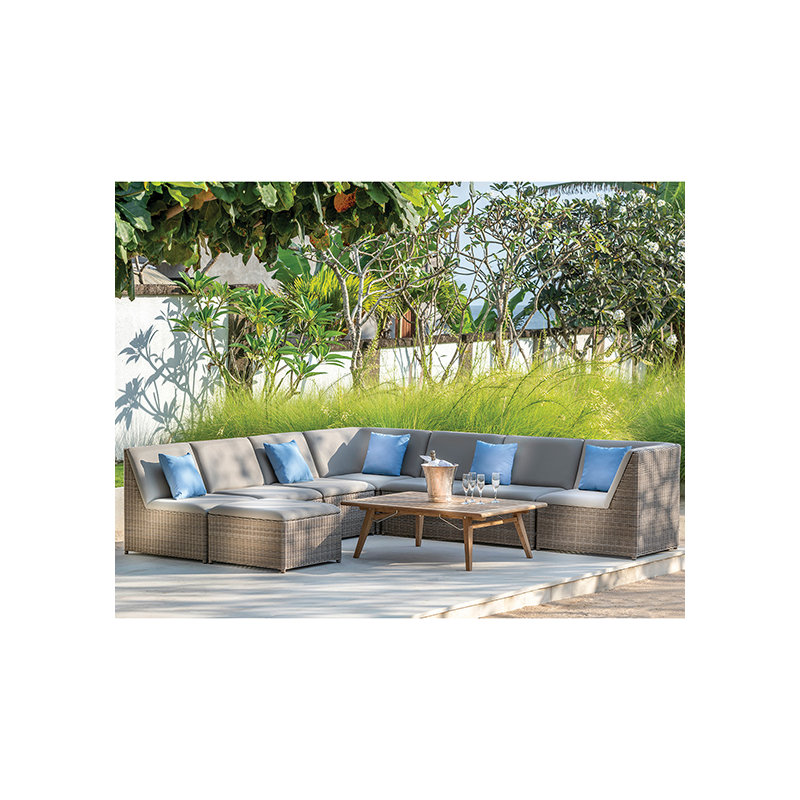 Milano Outdoor 2 - Seat Loveseat, Gray