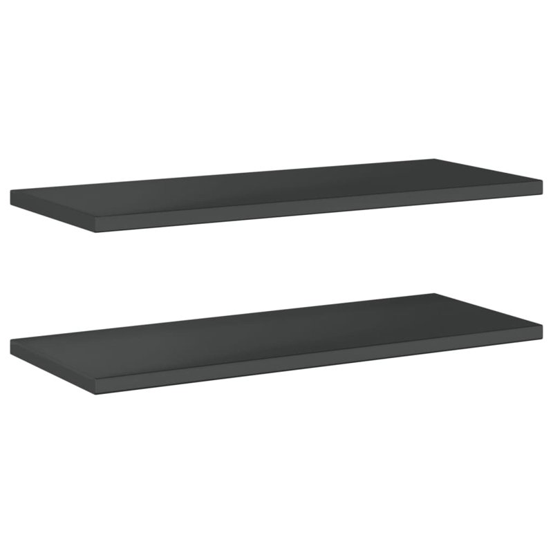 Roheel Stainless Steel Bracket Shelf, 3cm H x 100cm W x 40cm, Black