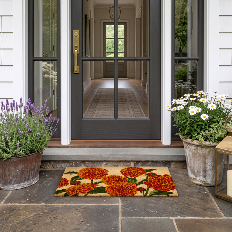 Dahlia Outdoor Doormat