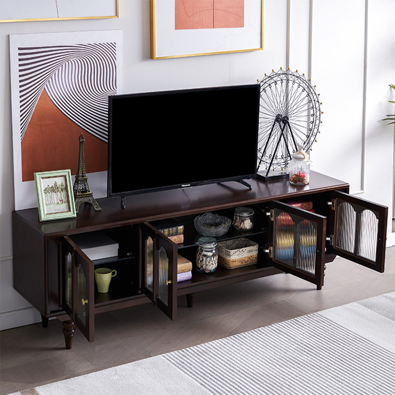 Meuble télé moderne de style français moderne, 86.61"