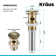 Pop-Up Bathroom Sink Drain with Overflow