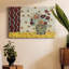 Fleurs sur toile II - Toile tendue avec châssis-458863790