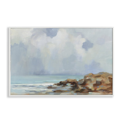  Morning at Stone Beach Framed Giclee Art by Silvia Vassileva