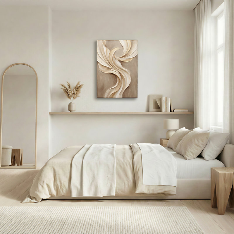 Ensemble de 1 tableau sur toile « Vagues ondulantes », 18"H x 12"W, Wrapped Canvas