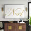 «Noel Gold», art textuel sur toile tendue-22517238