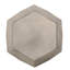Bureau de bout extérieur en béton gris - table d'appoint de style contemporain de style simple
