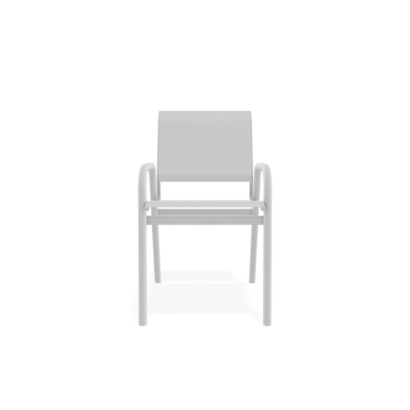 Chaise bistro Gardenella, Blanc, Blanc 6D Sunbrella®