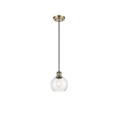 Luminaire suspendu sphérique 1 lumière Roxane