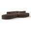Tissu d'ameublement en velours Demars 5 pièces Canapé modulaire modulaire-2087767925