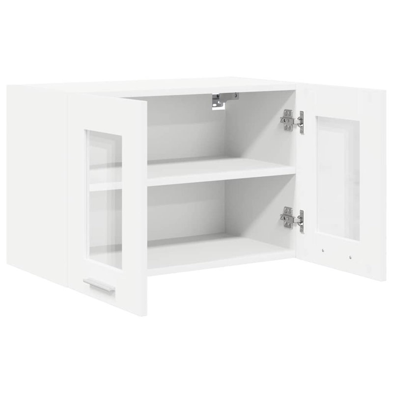 Vidaxl Hanging Cabinet Riga 2 Pcs Artisan Oak 60 X 31 X 40 Cm, White
