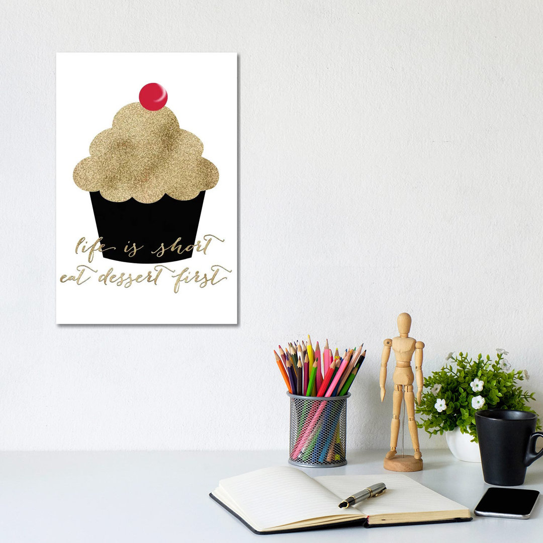 Eat The Cupcake von Blursbyai - Galerie-verpackte Leinwand Giclée