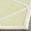 Tapis vert clair / ivoire en laine touffeté à la main Sanyla-611581984