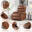 Fauteuil inclinable électrique avec massage et chaleur-522412899