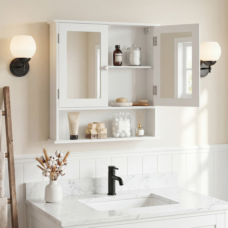 Barbro Bathroom Cabinet, White