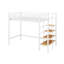 Lit mezzanine simple en métal avec tablette-99016601