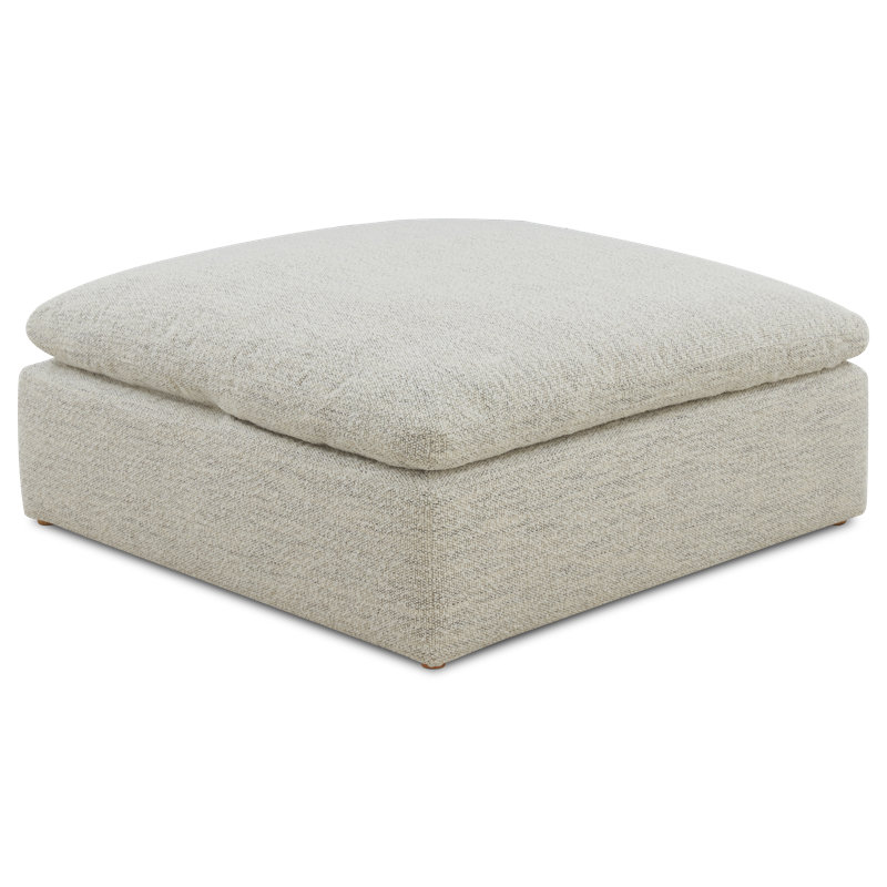 Clay Ottoman Fabric Livesmart Light Grey, Light Gray Livesmart®