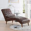 Chaise longue rembourrée