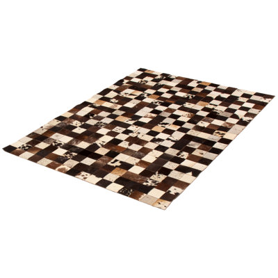Sikeston Cowhide Checkered Indoor Rug