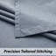 Linen Blackout Eyelet Curtains Set - Thermal Insulated, Noise Reducing, Ready Made Curtains-121646966-121646967