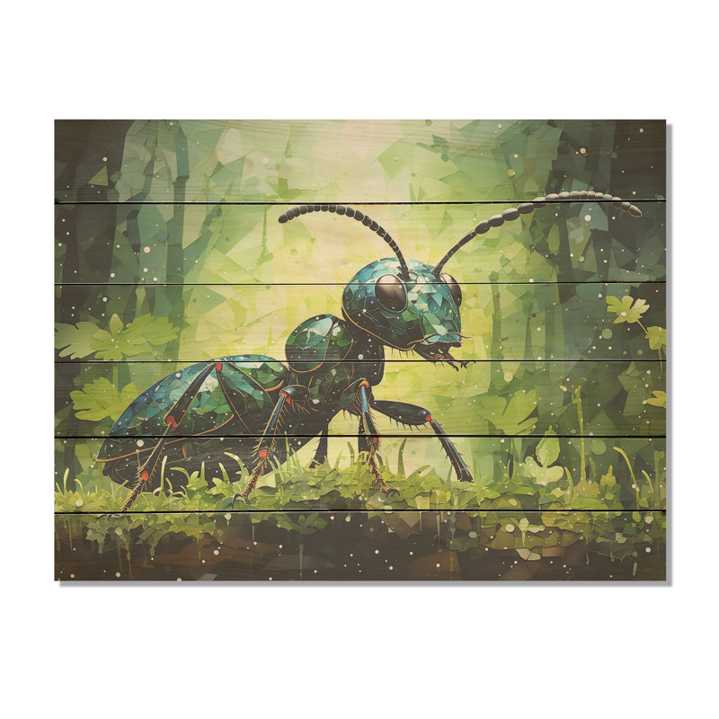 Art mural sur bois de pin naturel, H 24 po x l 32 po