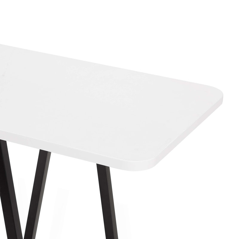 Console en blanc, Blanc