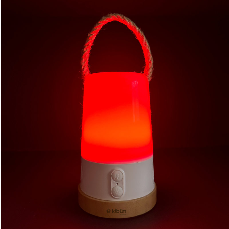 Groove+ Cordless LED Outdoor Table Lamp With Dimmer, Built-In Rechargeable Battery, 3-Level Brightness, Bluetooth Speaker / Color Changing, White