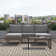 Aubre 3-Piece Outdoor Conversation Set with Sofa and Ottomans