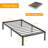 Platform BedWith USB Charging Station, 14 Inch High Heavy Duty Metal Platform, 12.6" Storage Beneath Bed-450285872