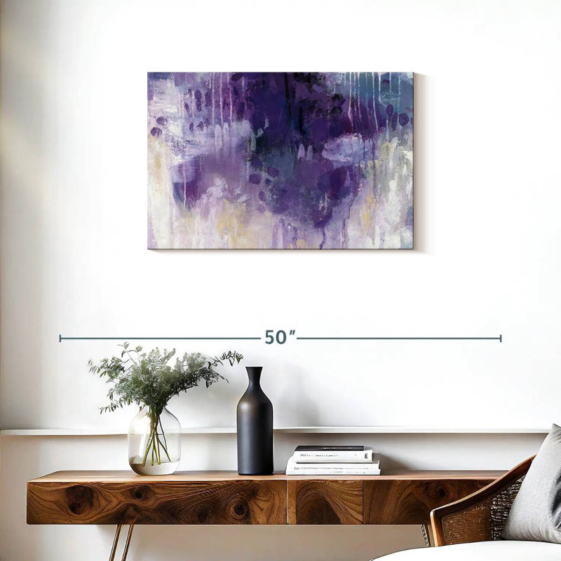 Pluie violette Avery, H 20 po x l 30 po