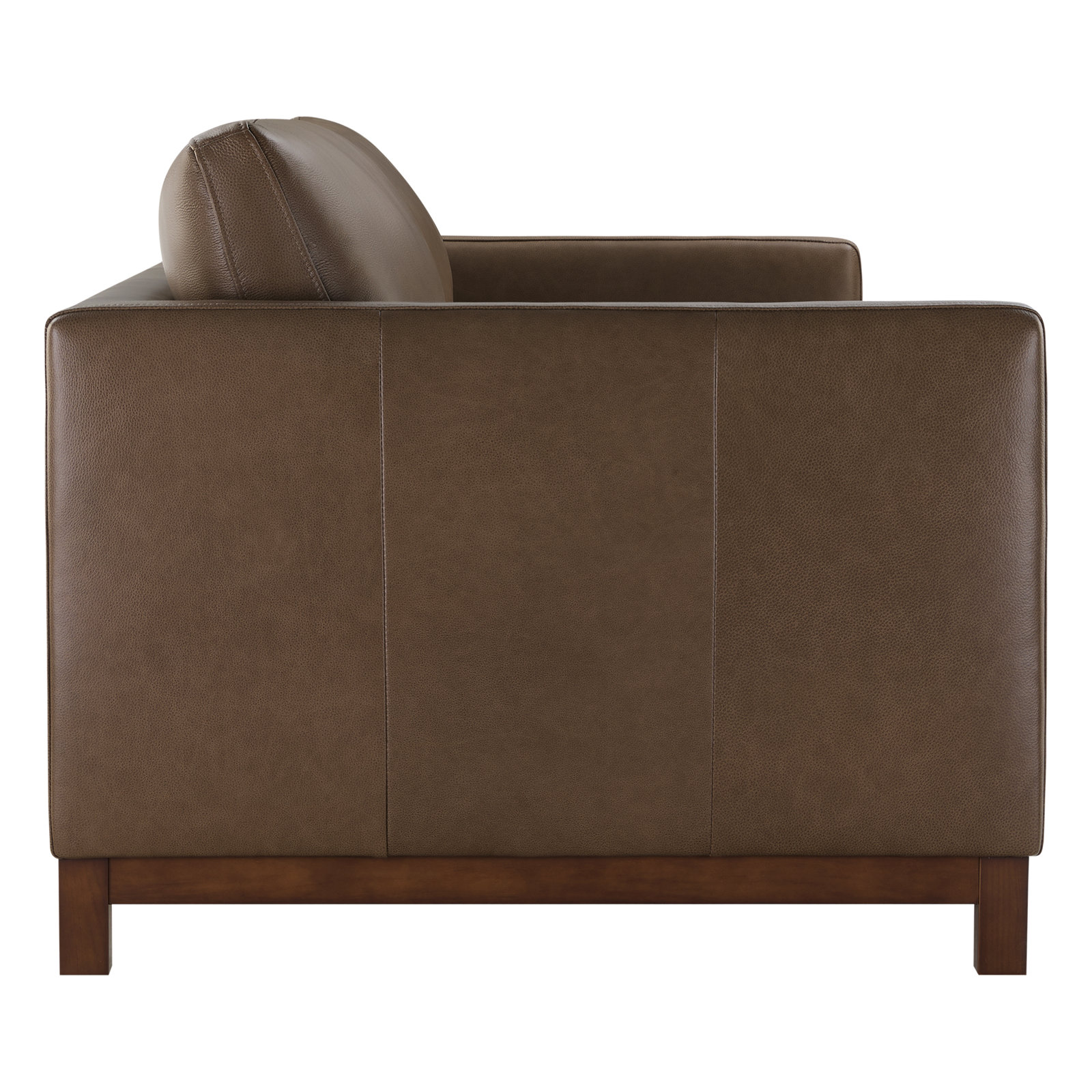 Liz 84" Genuine Leather Sofa, York Chesnut