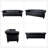 Deaneen 83.85'' Faux Leather Sofa-1017089769