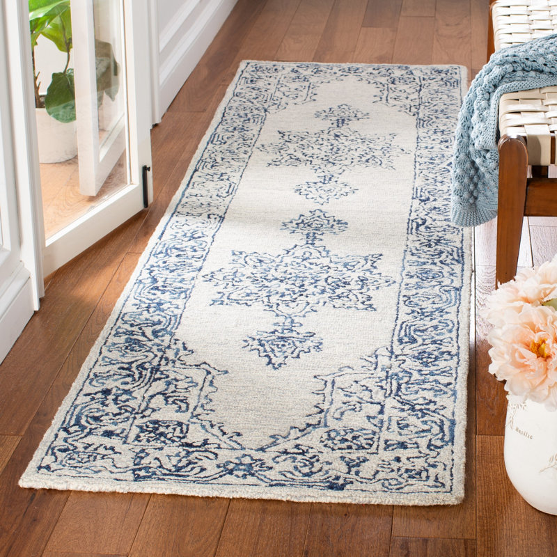 Bushra Hand Tufted Wool Oriental Rug, Runner 2'3" x 9'