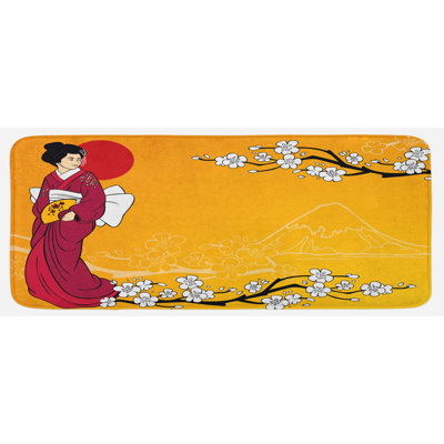 Eclectic Synthetic Kitchen Mat