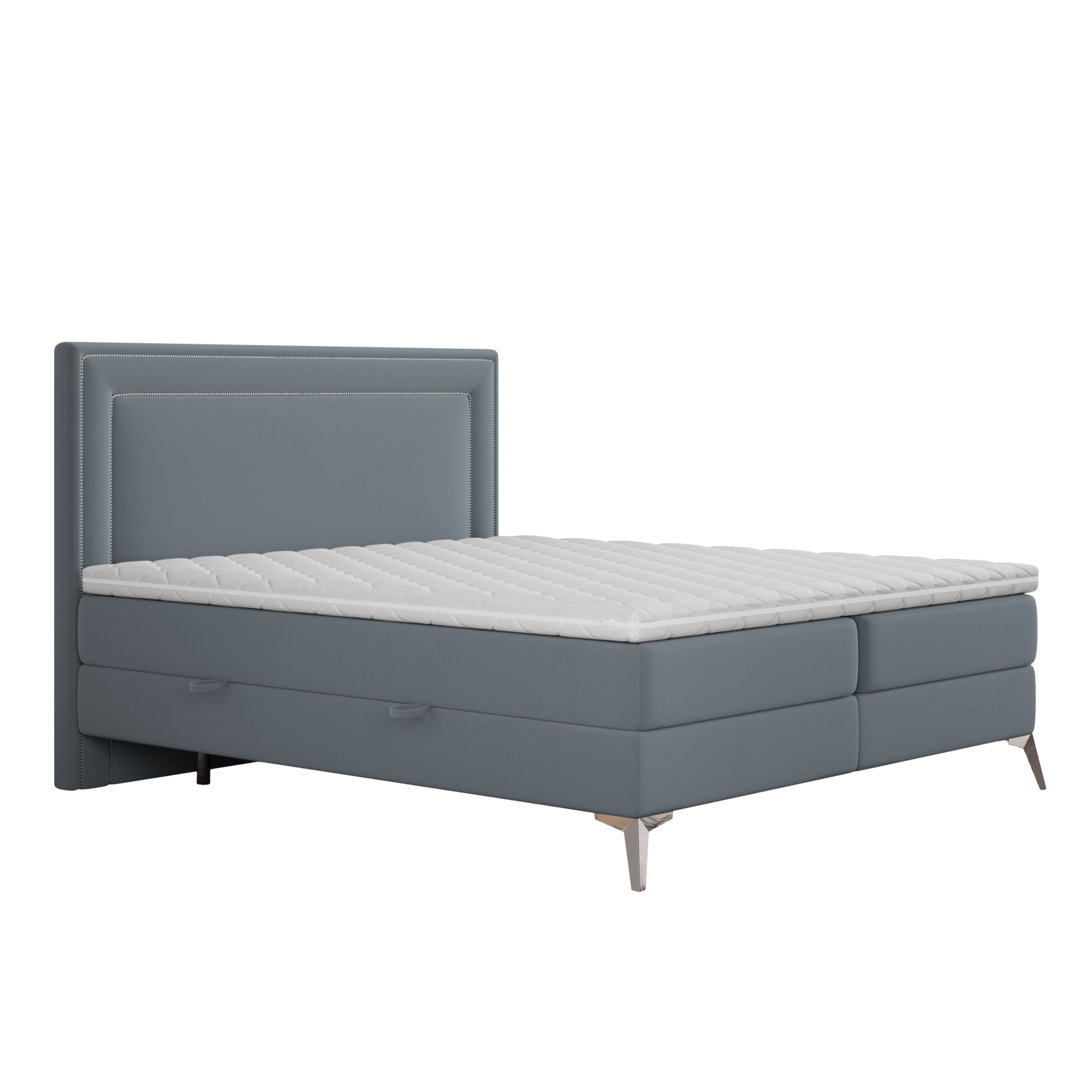 Boxspringbett Lancey mit Topper und Stauraum