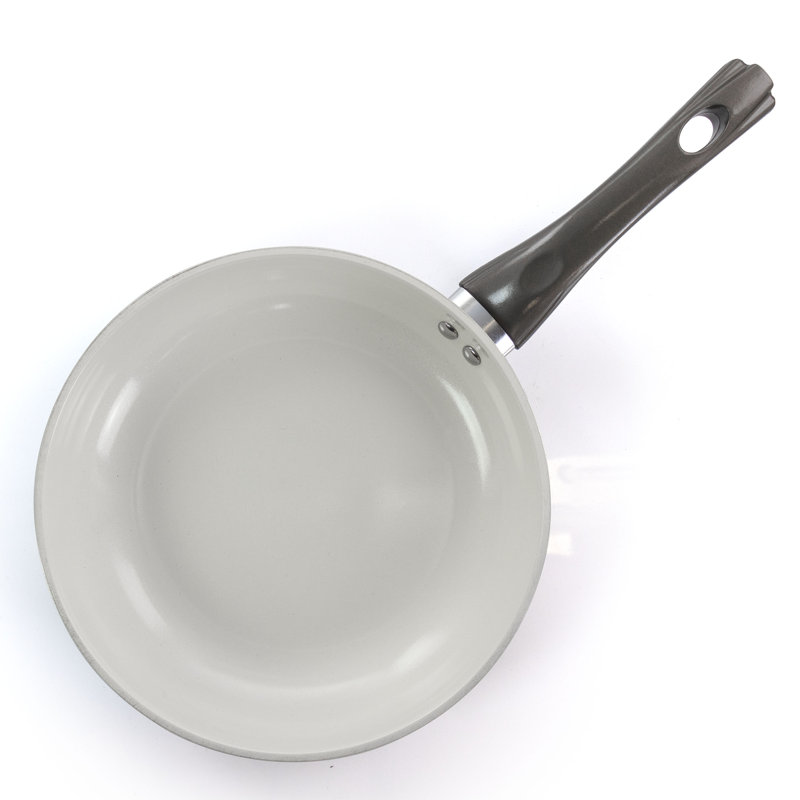 Hestonville 7-Piece Gray Aluminum Nonstick Cookware Set with Lids