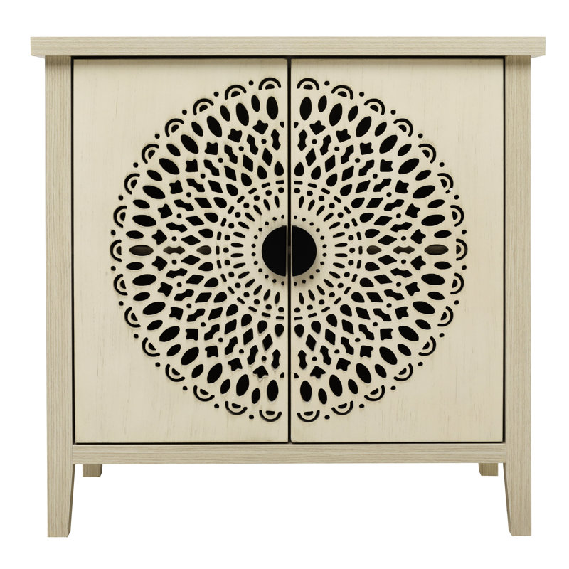 Salon, armoire d'appoint creuse à 2 portes, tablette réglable, stratifié mobile, poignée confortable, chambre à coucher respirante, motif, étagères, charnières