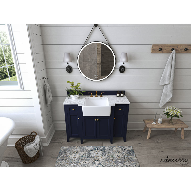 Adeline 48'' W Single Vanity, Navy