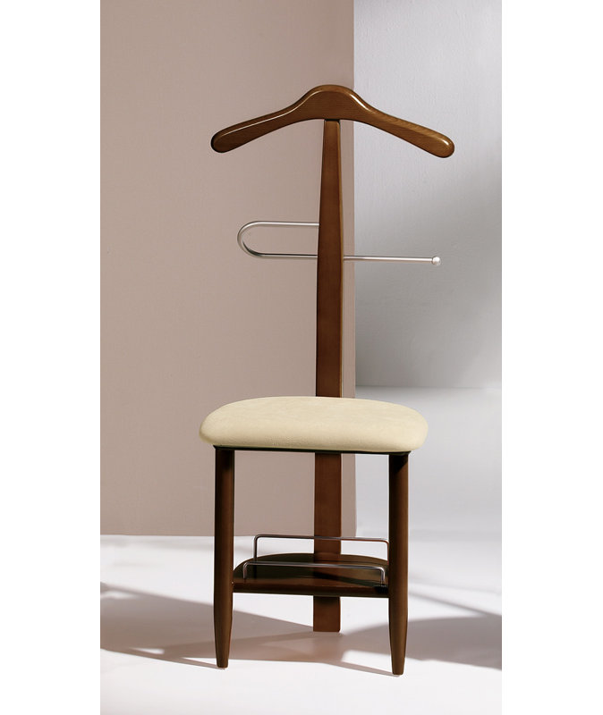 Freestanding Valet Stand, Walnut