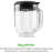 Magic Bullet Full Size Blender Combo 48oz, Matte Black